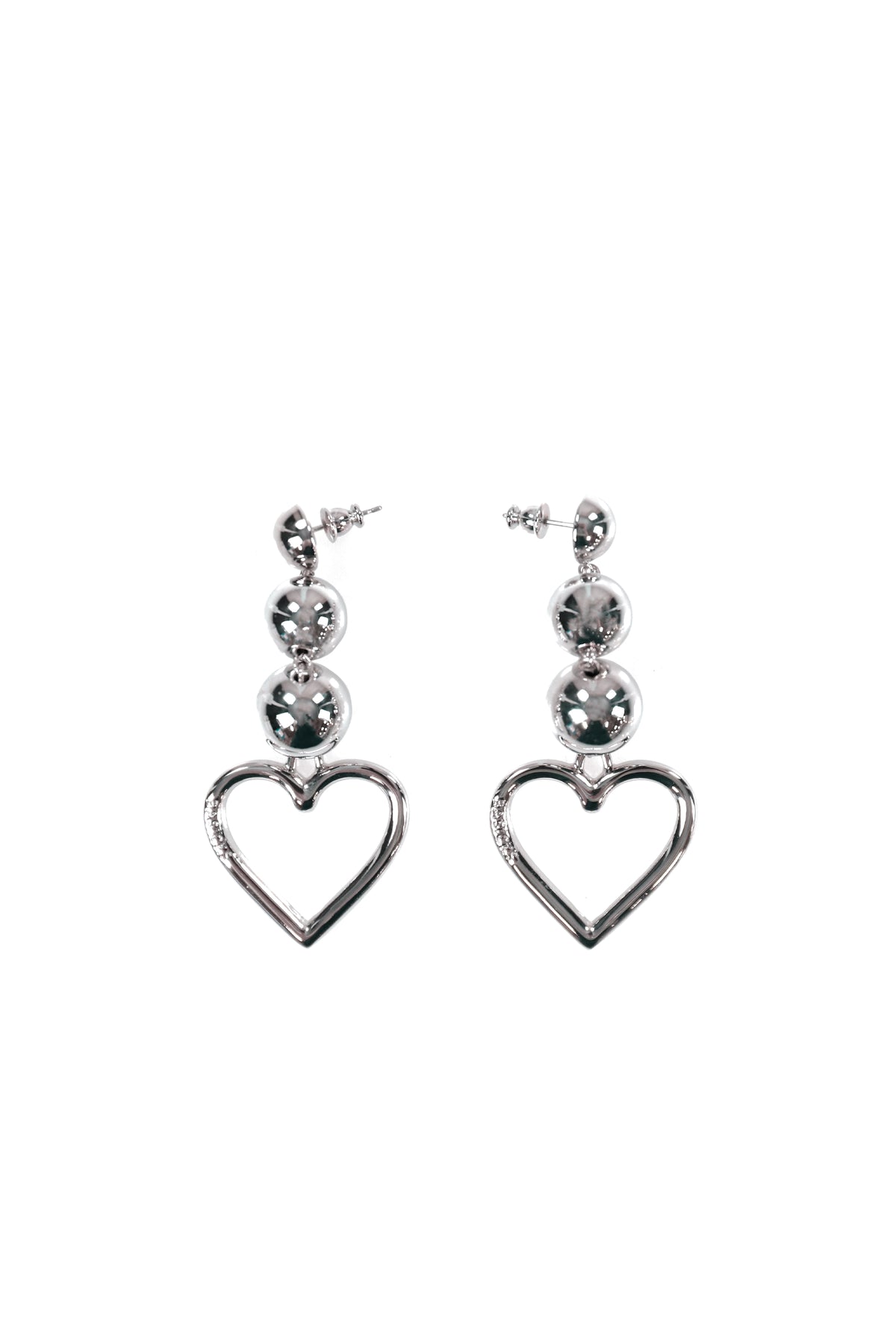 HEART CHAIN EARING / SIL