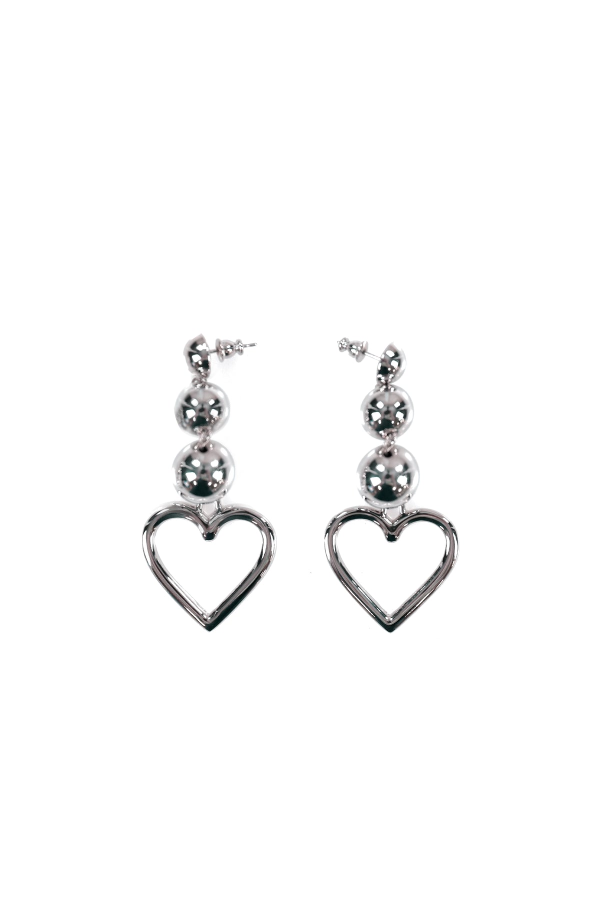 HEART CHAIN EARING / SIL