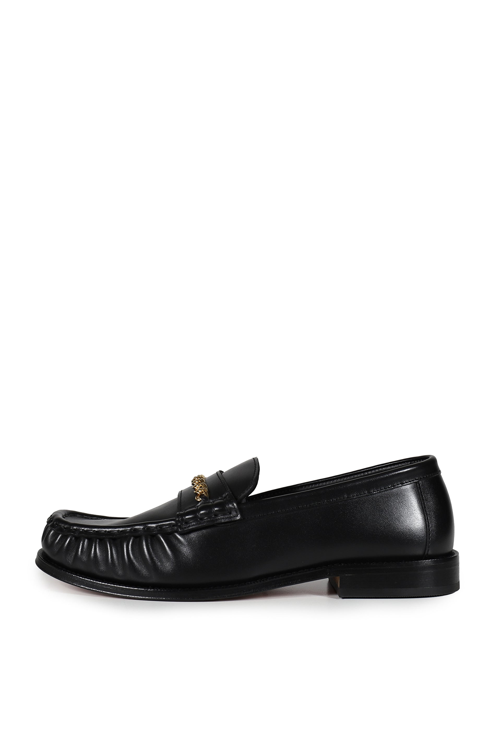 GOLD CHAIN LOAFERS / BLK GLD