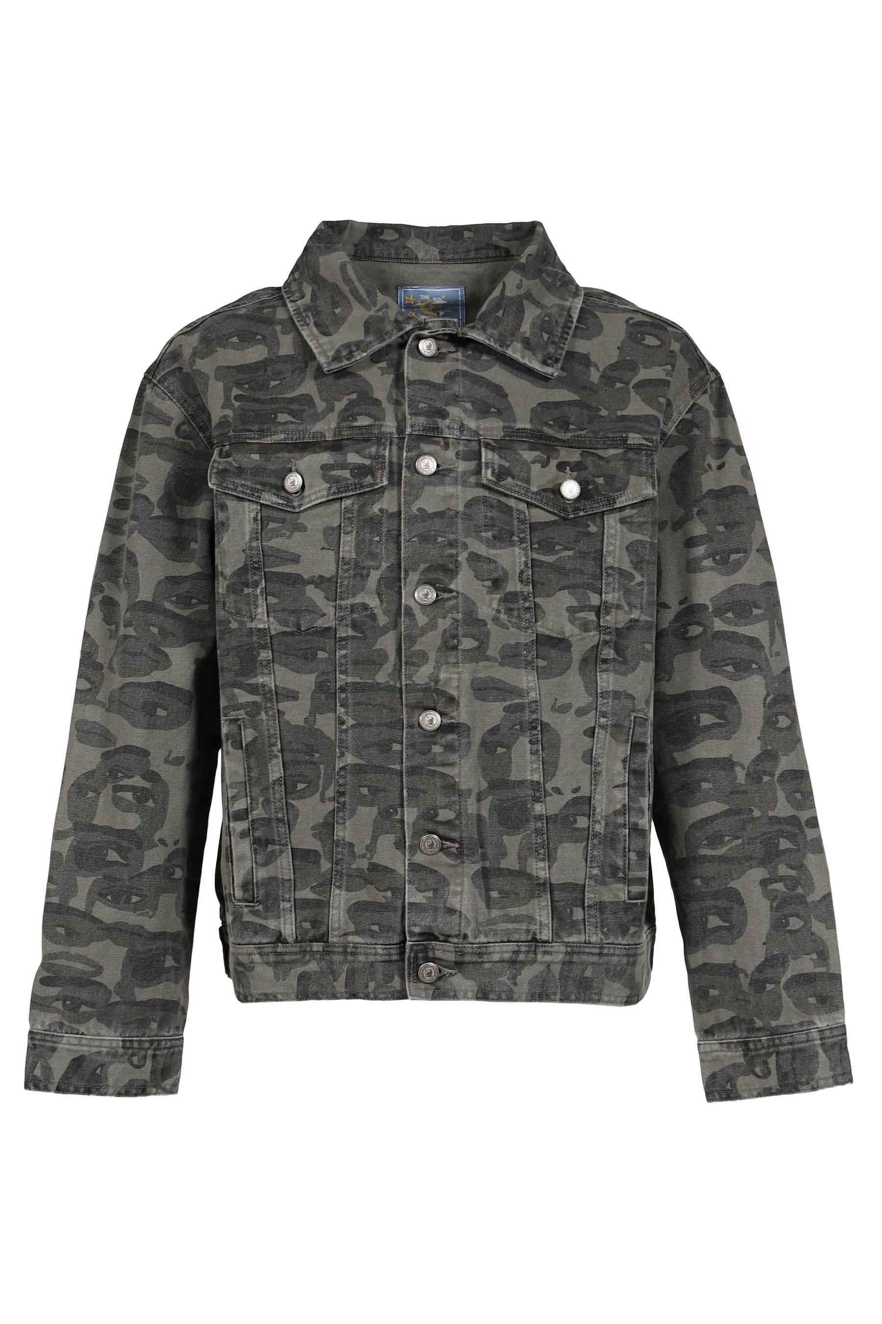 FACE CAMO JACKET / BLK