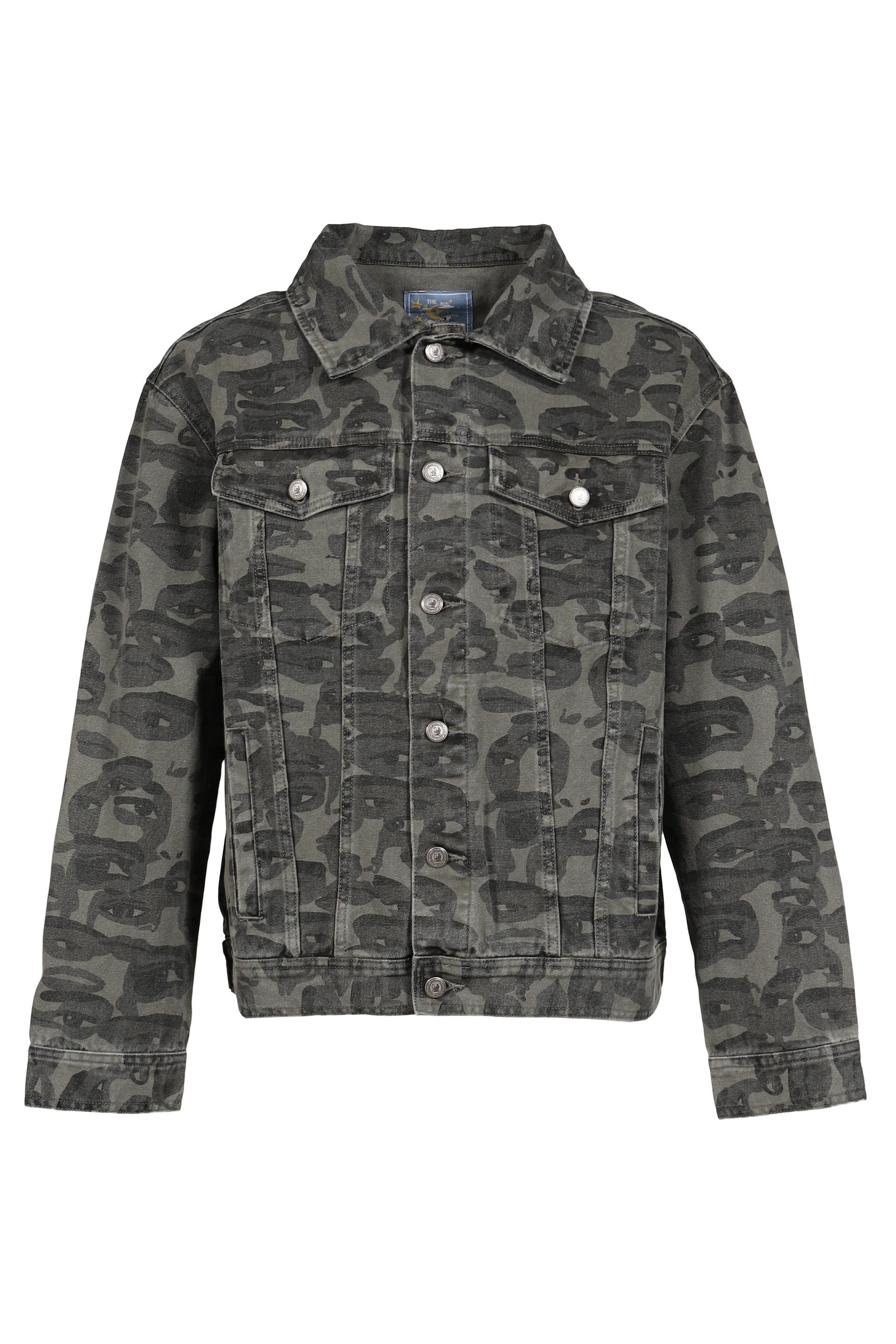 FACE CAMO JACKET / BLK