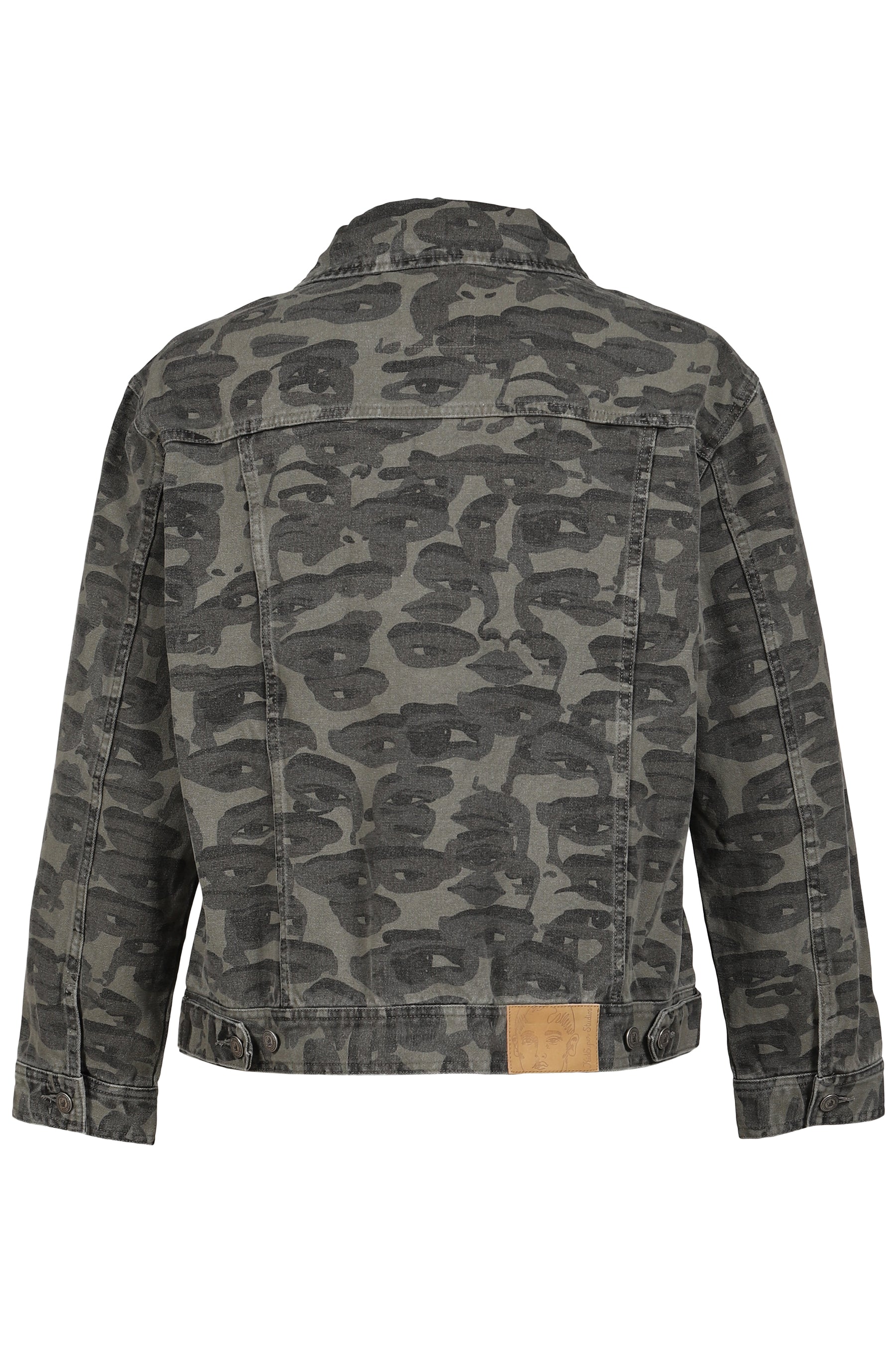 FACE CAMO JACKET / BLK