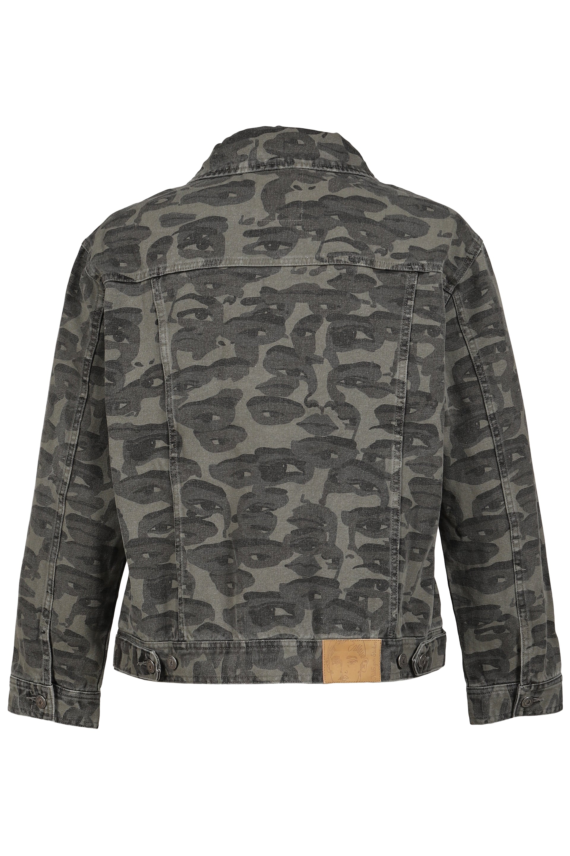 FACE CAMO JACKET / BLK