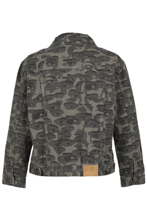 FACE CAMO JACKET / BLK