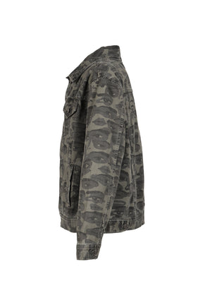 FACE CAMO JACKET / BLK