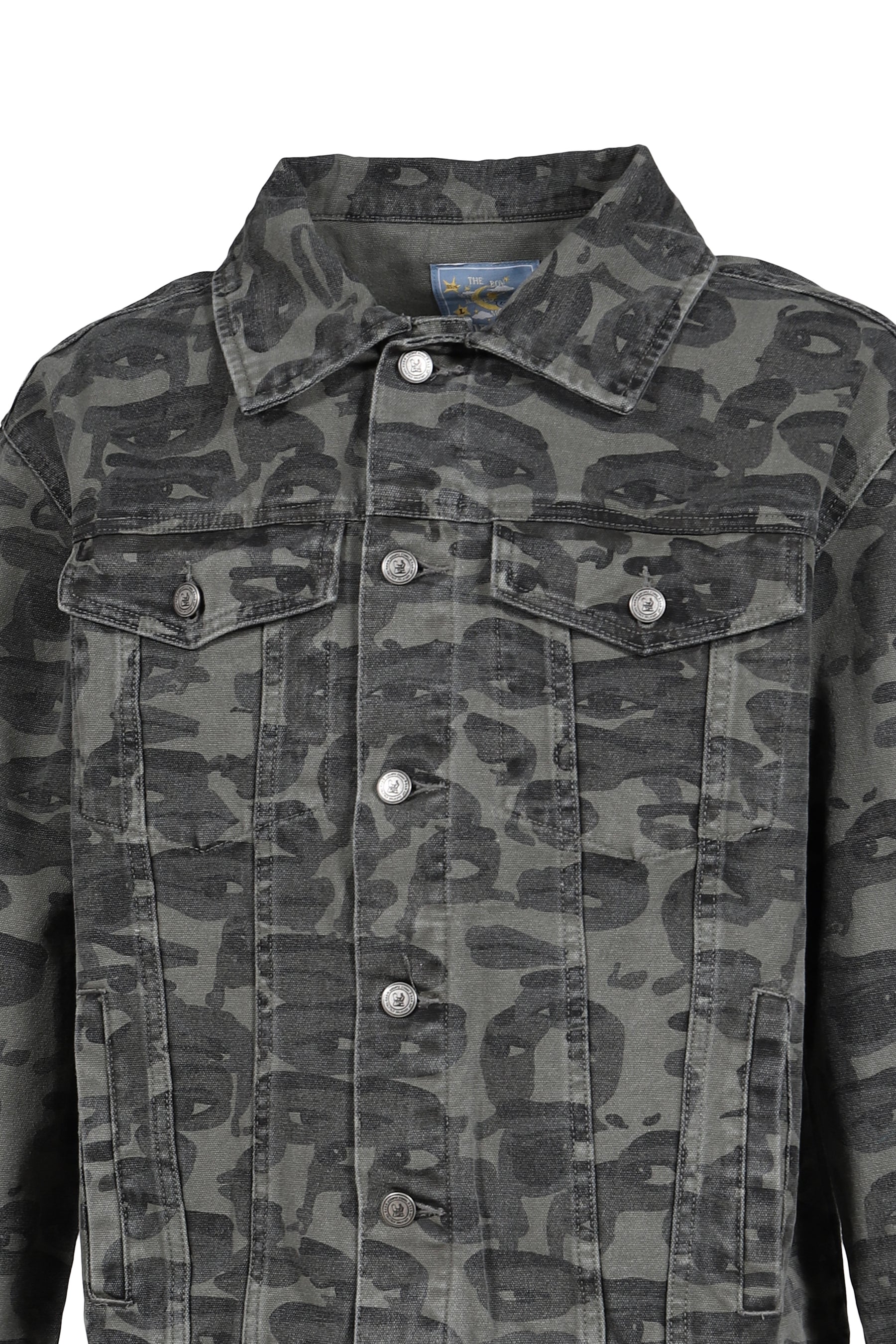 FACE CAMO JACKET / BLK