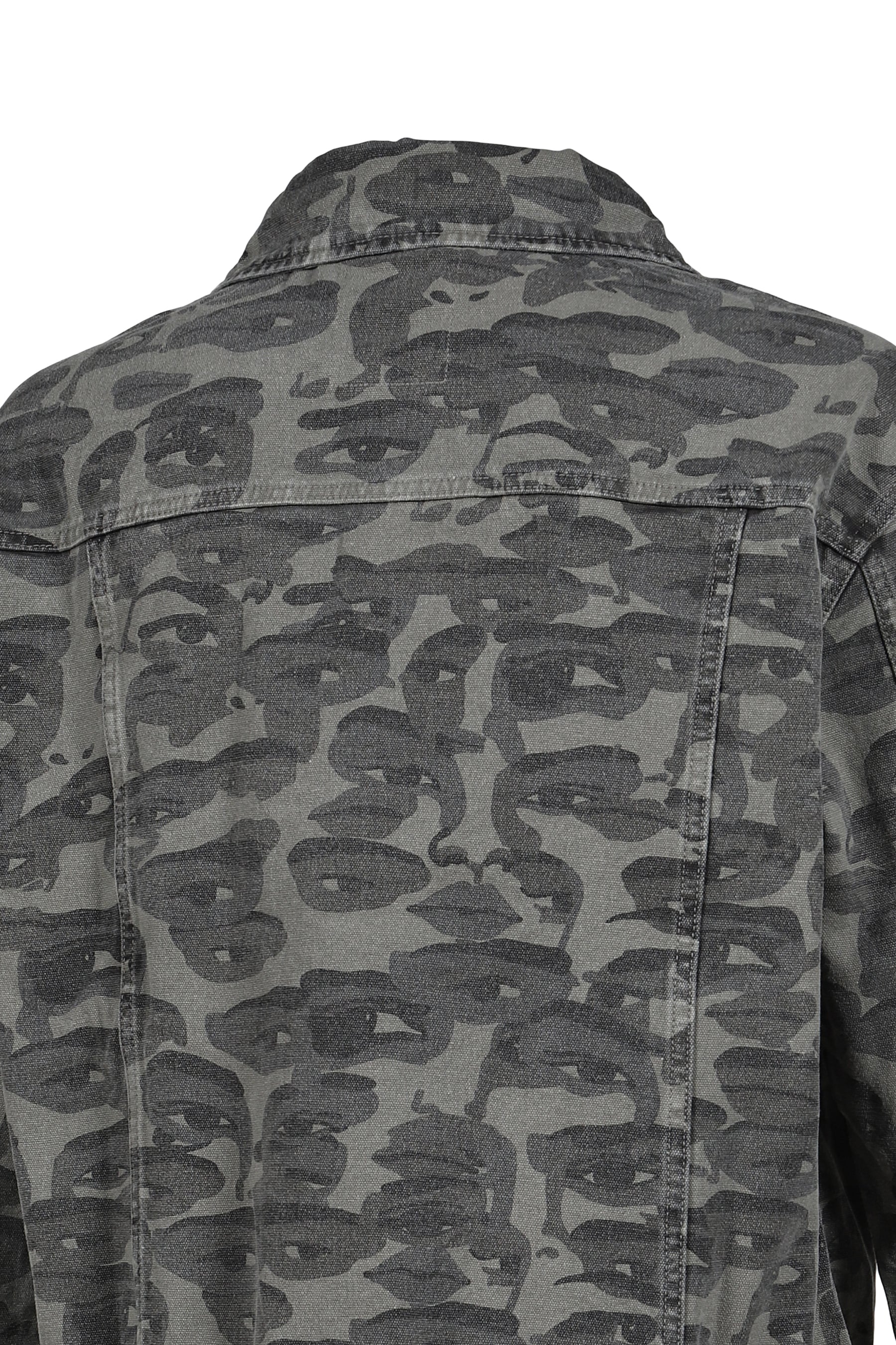 FACE CAMO JACKET / BLK