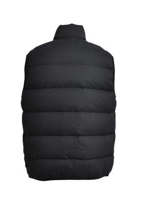 STRETCH NYLON DOWN VEST / BLK