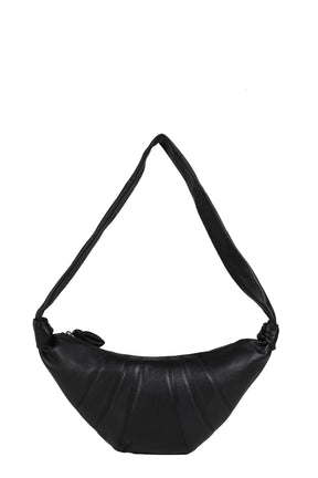MEDIUM CROISSANT BAG / BLK
