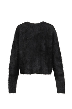 CASHMERE PULLOVER / CORE BLACK 