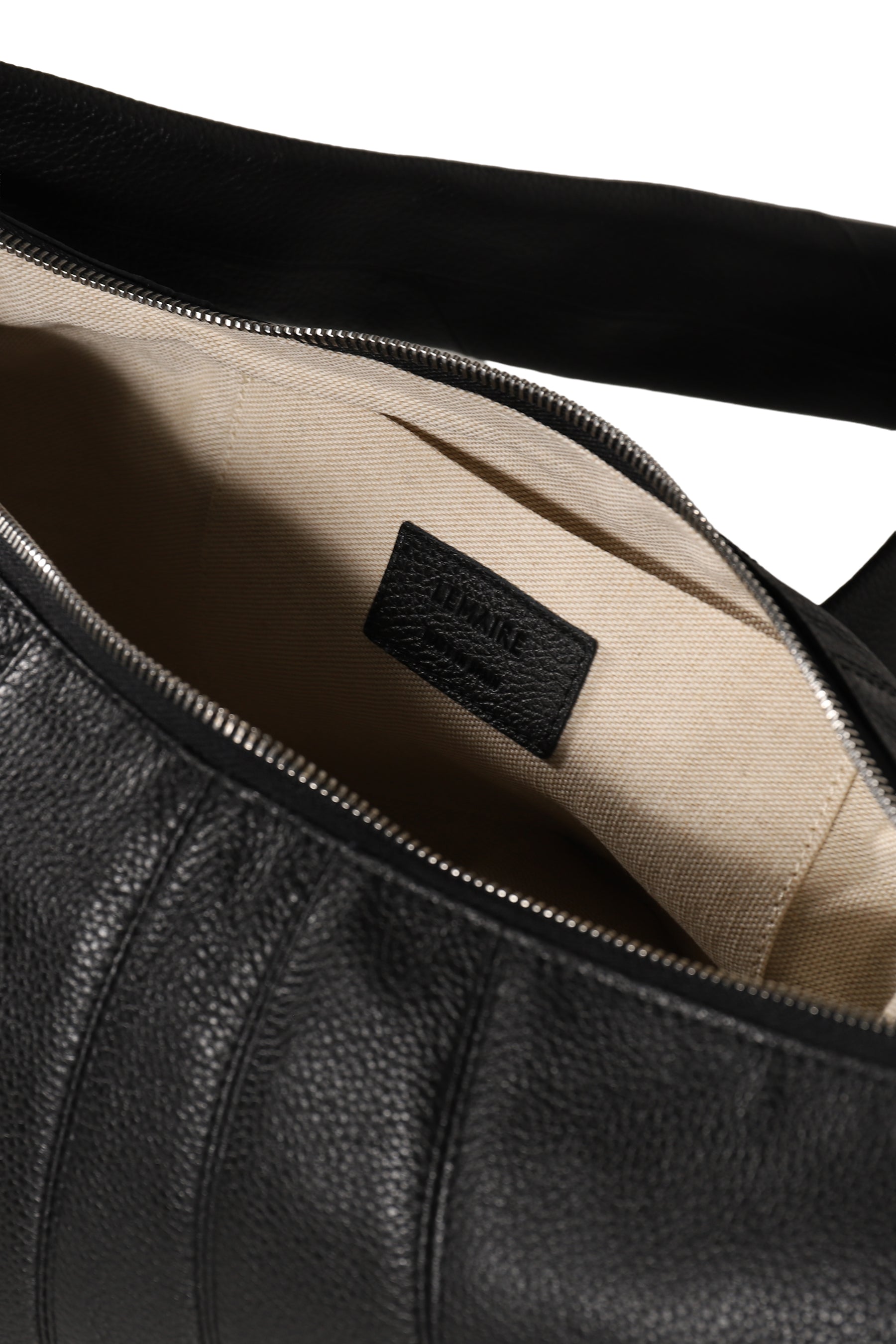 MEDIUM CROISSANT BAG / BLK