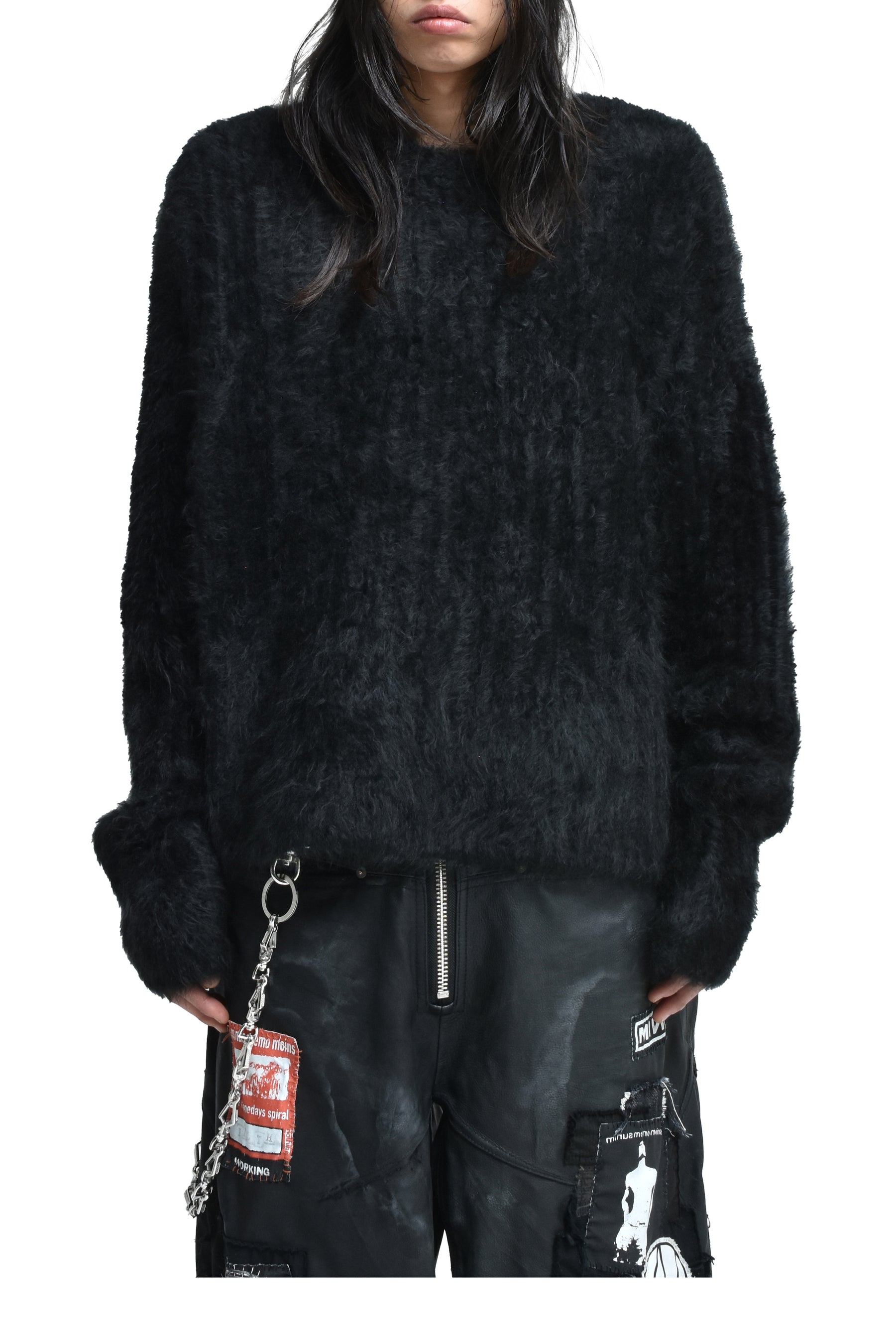 CASHMERE PULLOVER / CORE BLACK 