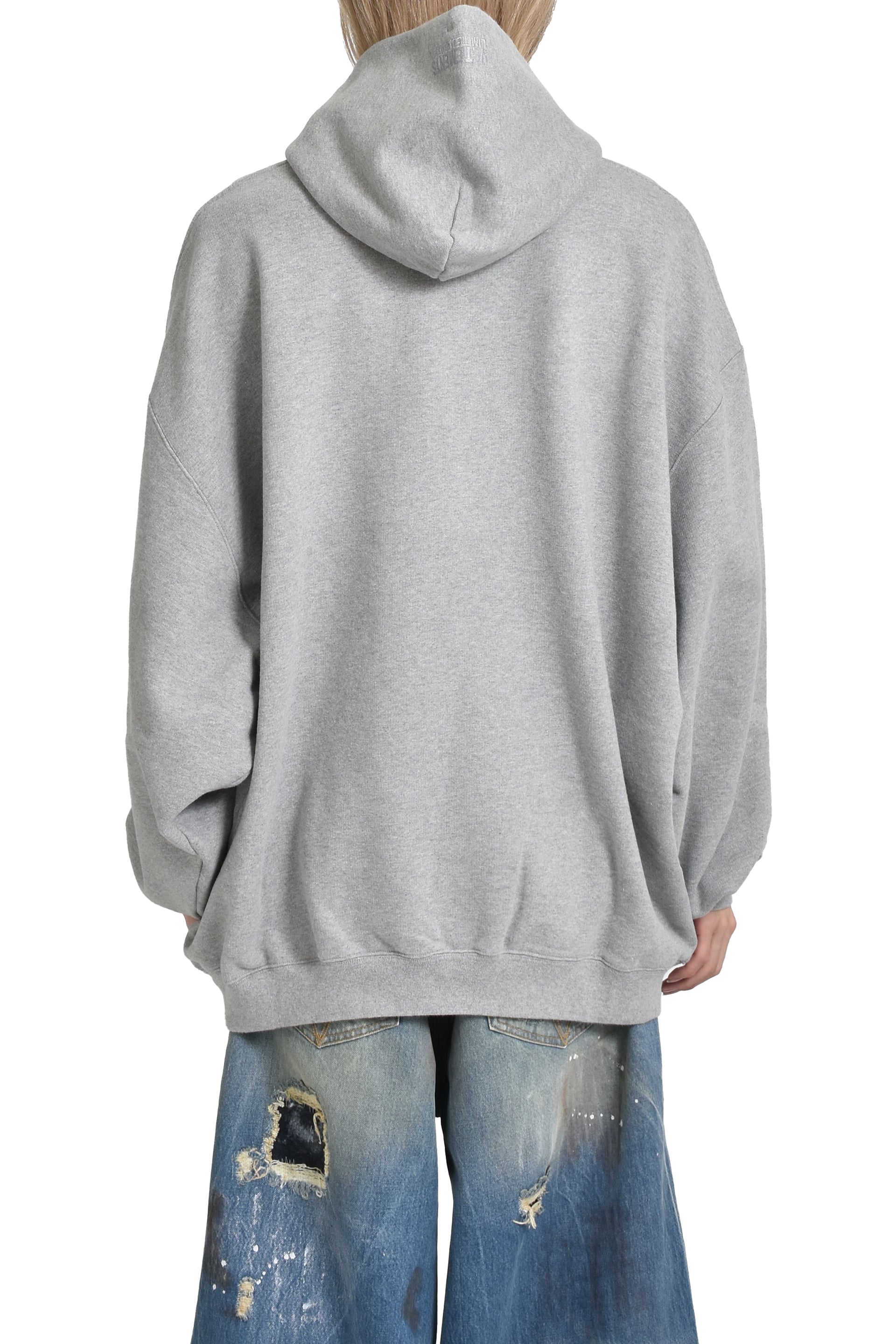 VETEMENTS CRYSTAL PARIS HOODIE / GRY
