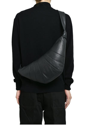 MEDIUM CROISSANT BAG / BLK