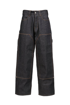 UPTOWN RAW BLUE JAPANESE DENIMDOUBLE KNEE / RAW BLU