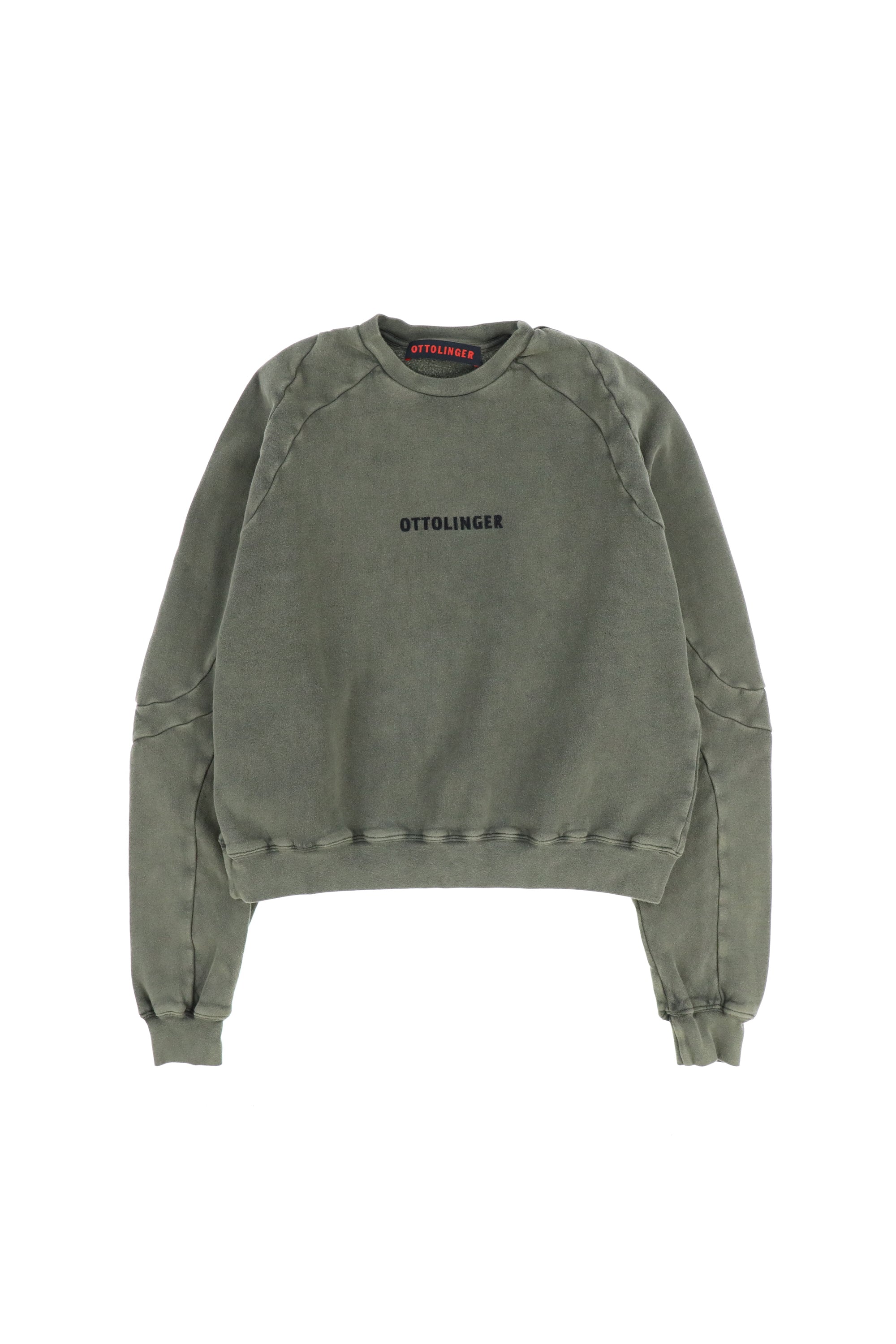 OTTOLINGER オットリンガー FW23 MULTILINE CREWNECK / GRN -NUBIAN