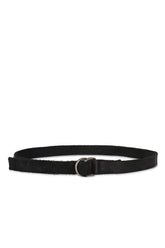LEATHER BELT - BISON FULL GRAIN / BLK
