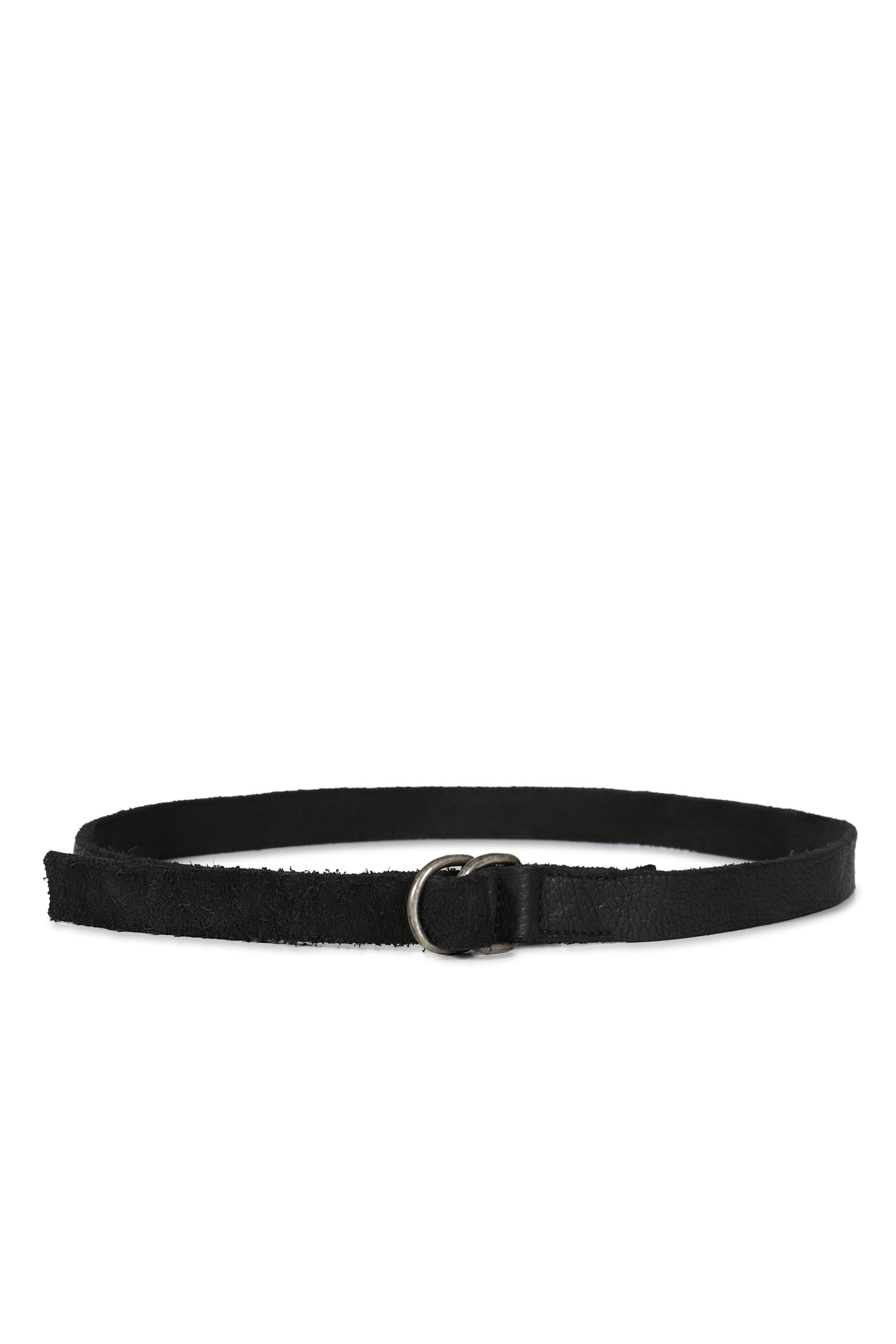 LEATHER BELT - BISON FULL GRAIN / BLK