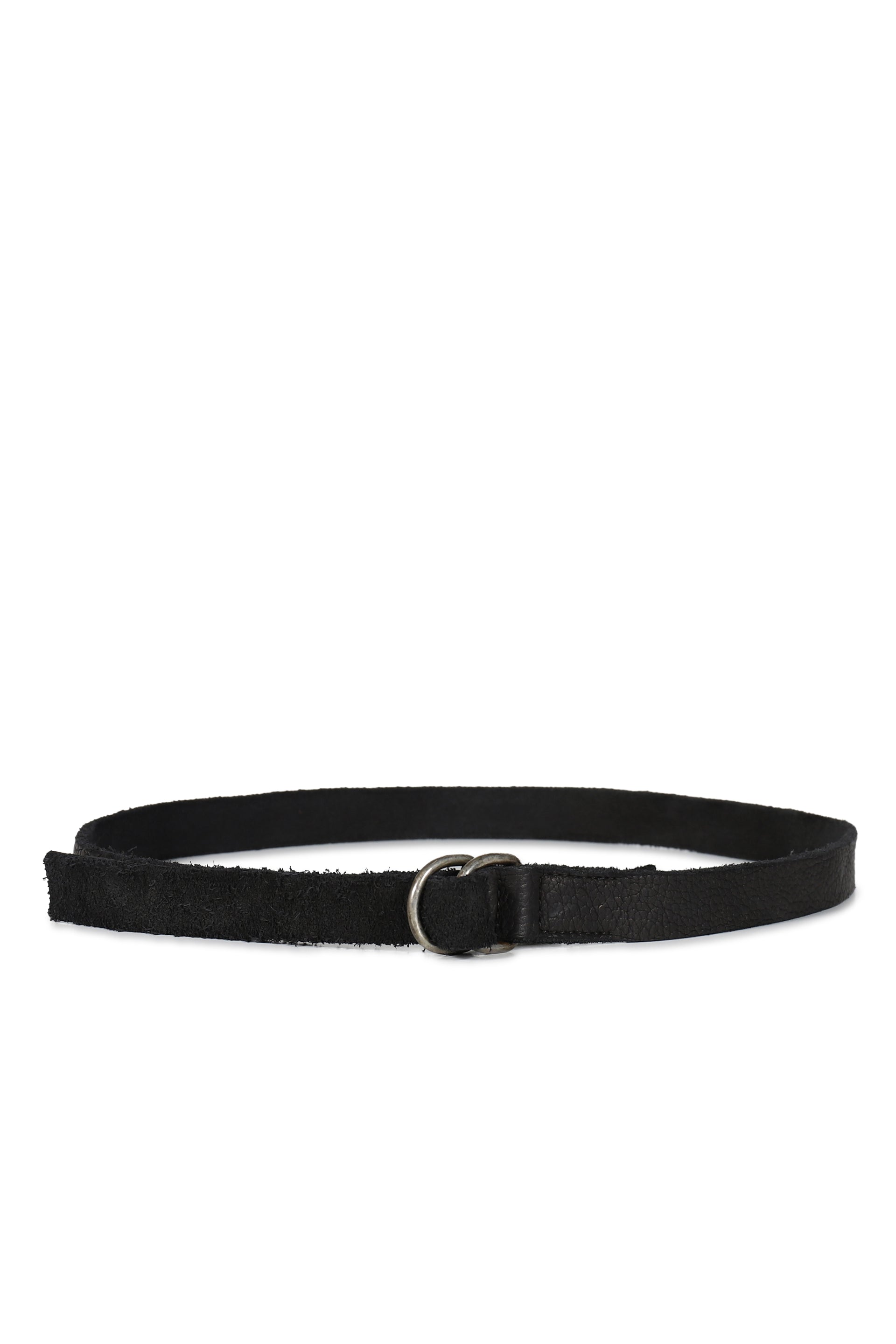 LEATHER BELT - BISON FULL GRAIN / BLK