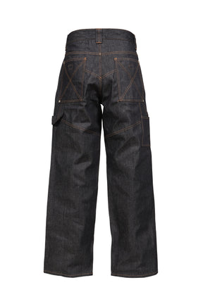 UPTOWN RAW BLUE JAPANESE DENIMDOUBLE KNEE / RAW BLU