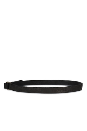 LEATHER BELT - BISON FULL GRAIN / BLK