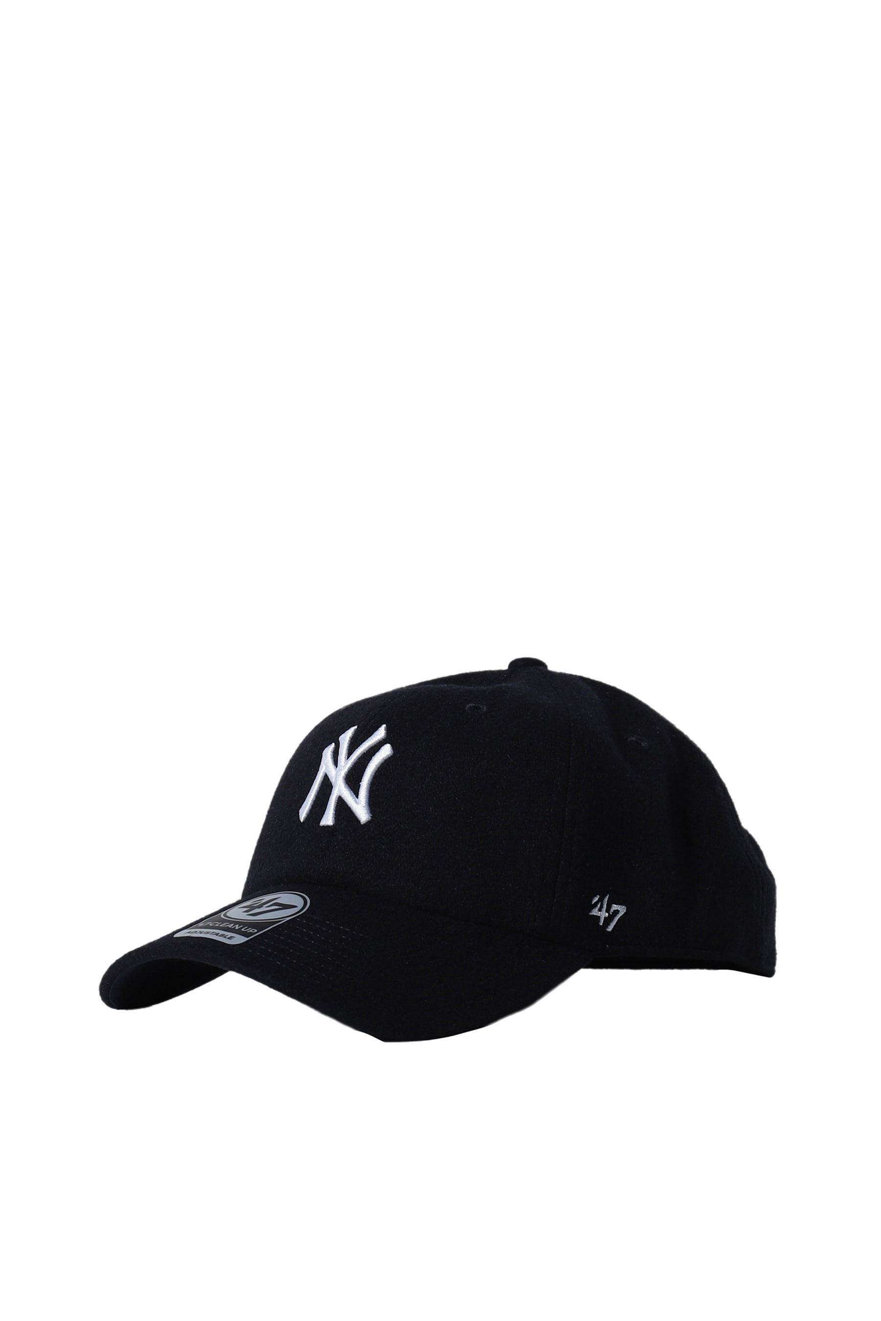 YANKEES SERIF WOOL HAT / NAVY WHITE