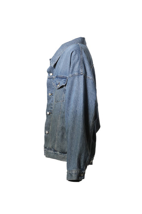 DOUBLE BREASTED DENIM JACKET / OFFICINA 6