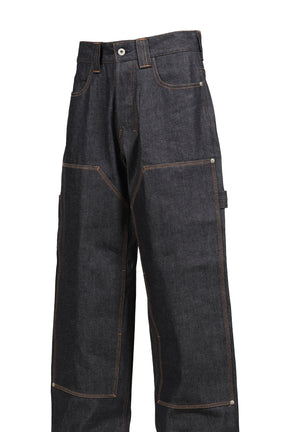 UPTOWN RAW BLUE JAPANESE DENIMDOUBLE KNEE / RAW BLU