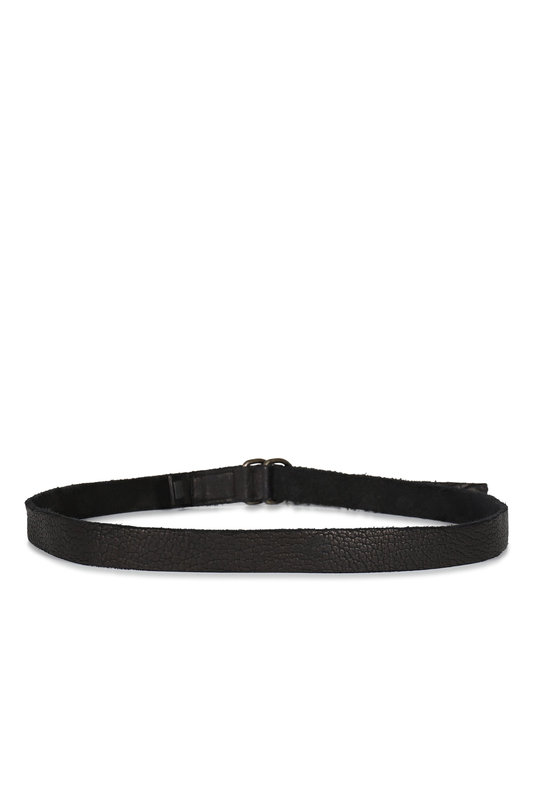 LEATHER BELT - BISON FULL GRAIN / BLK