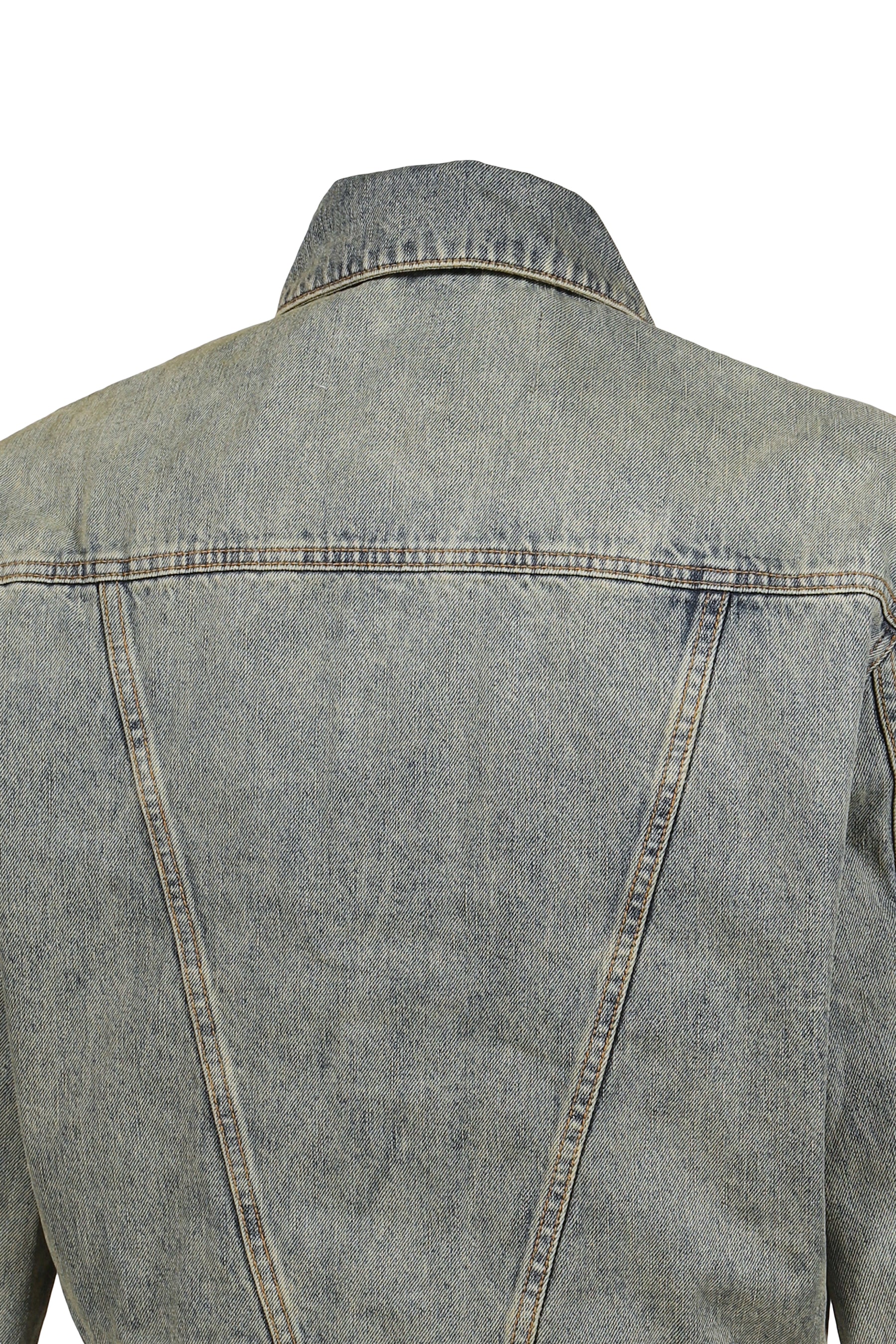 SHRUNKEN DENIM JACKET / SURFACE WAVE