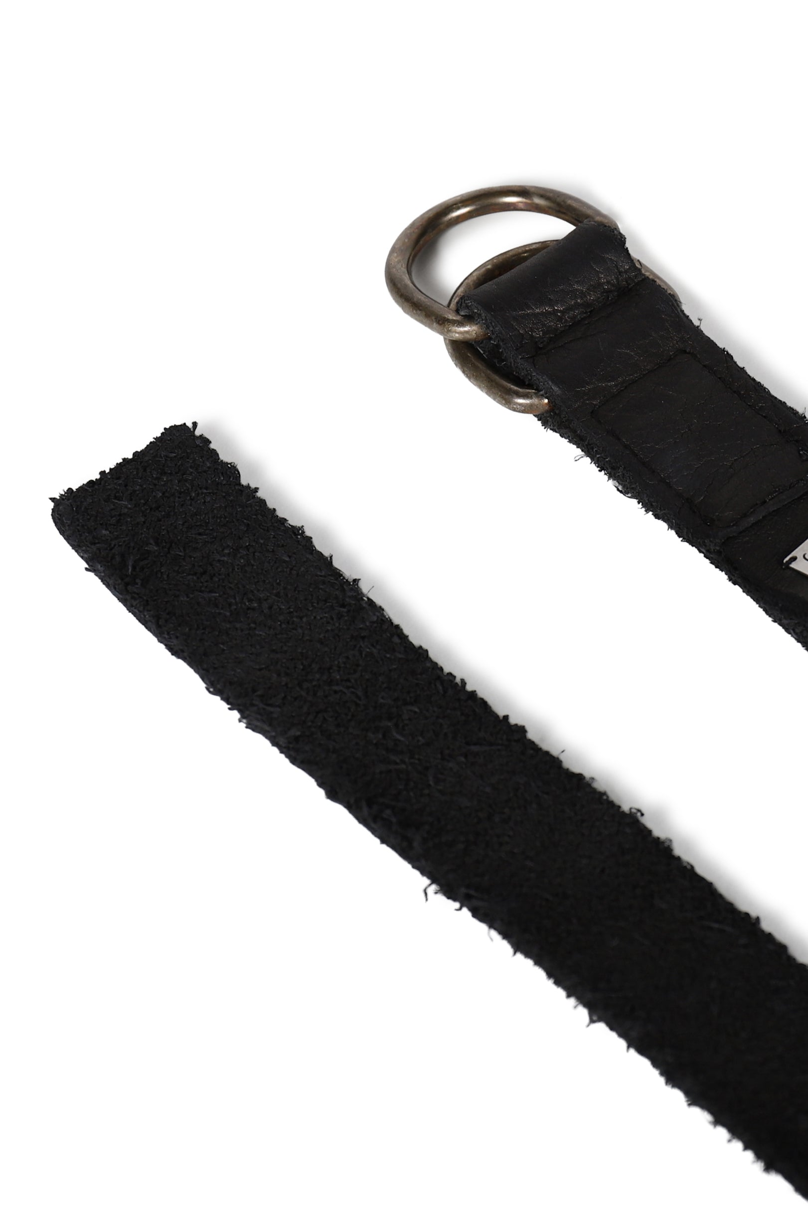 LEATHER BELT - BISON FULL GRAIN / BLK