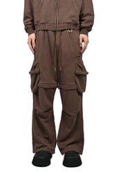 2WAY SWEAT CARGO PANTS (20TH EXCLUSIVE) / BRWN