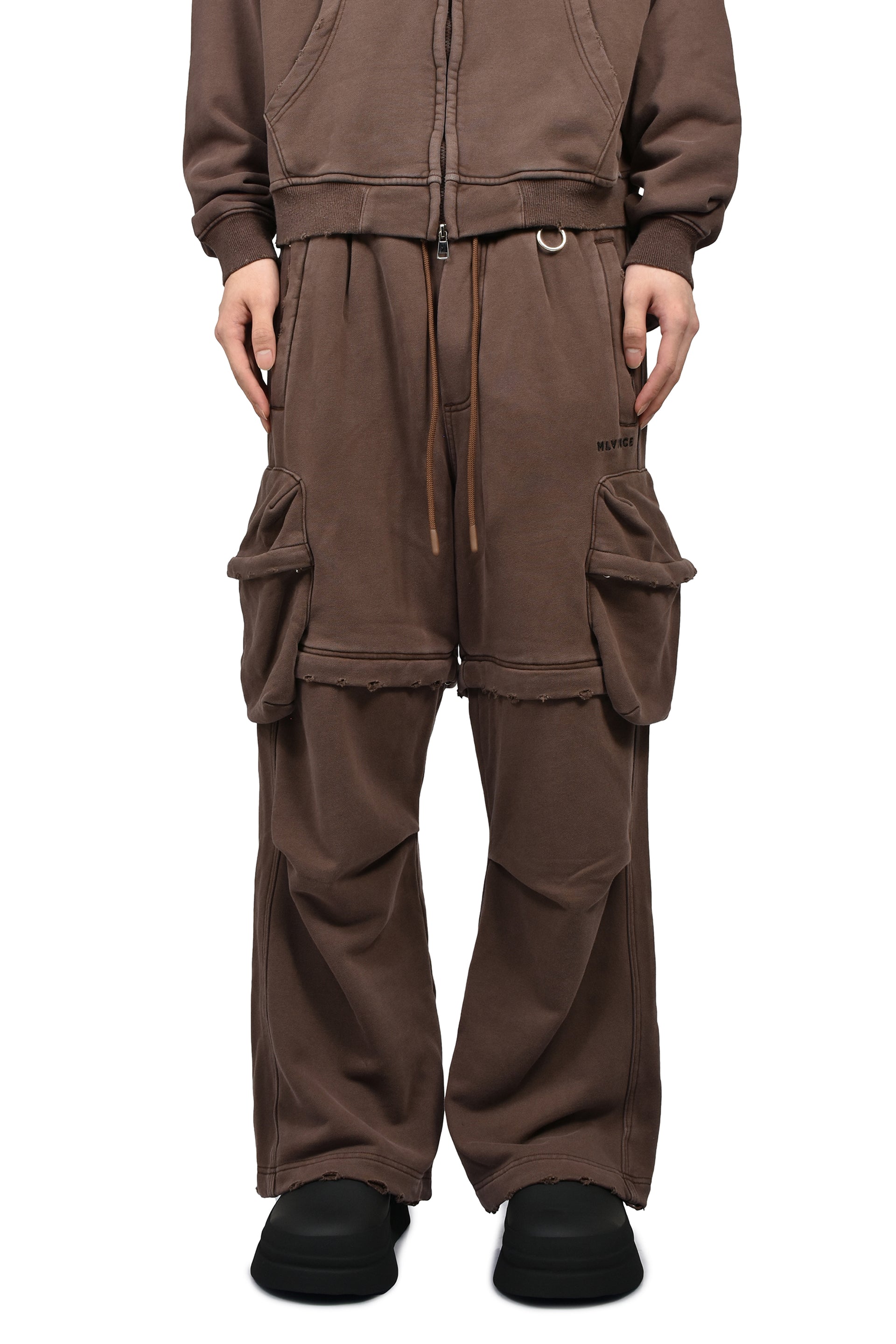 2WAY SWEAT CARGO PANTS (20TH EXCLUSIVE) / BRWN