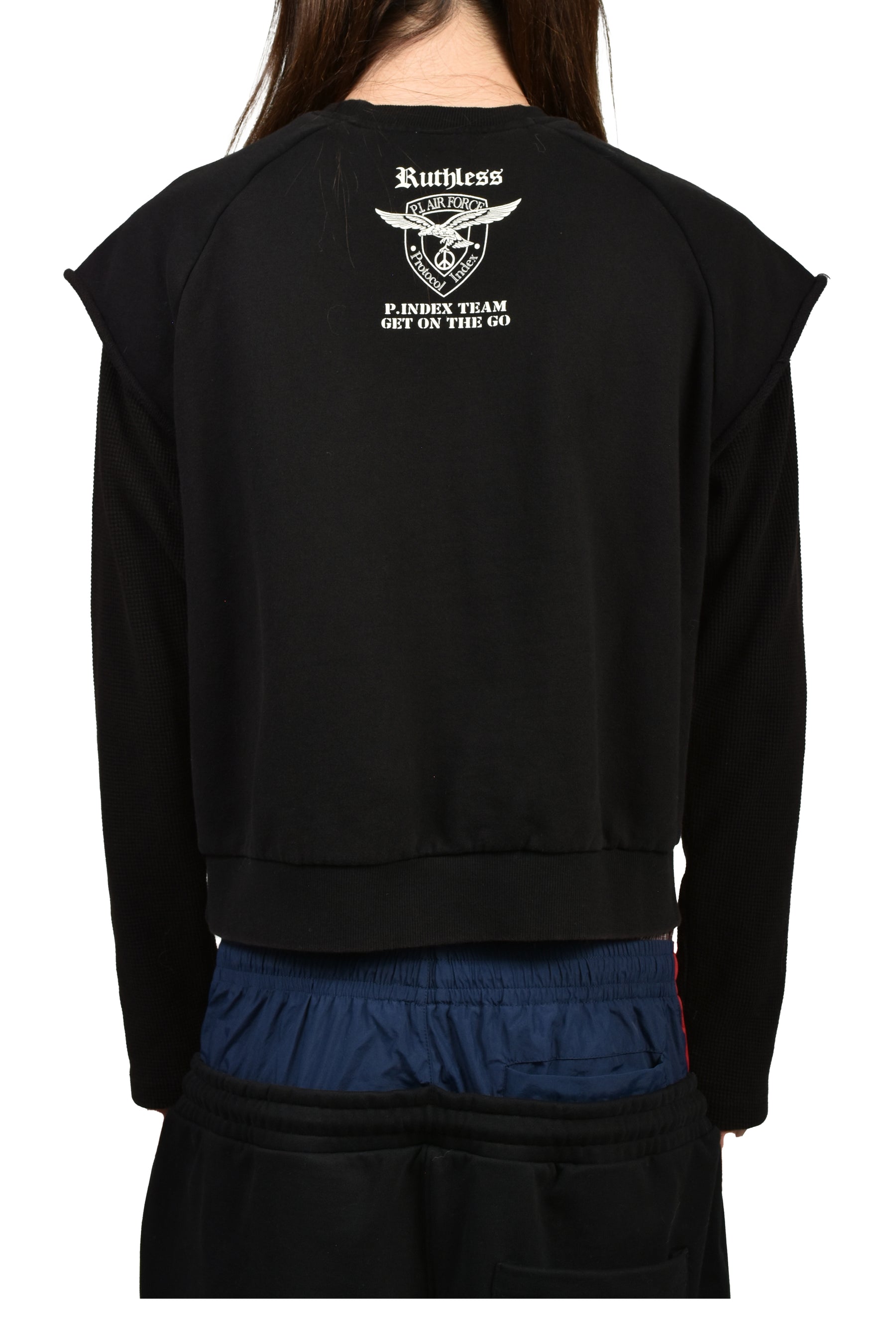 LAYERED THERMAL JERSEY / BLK