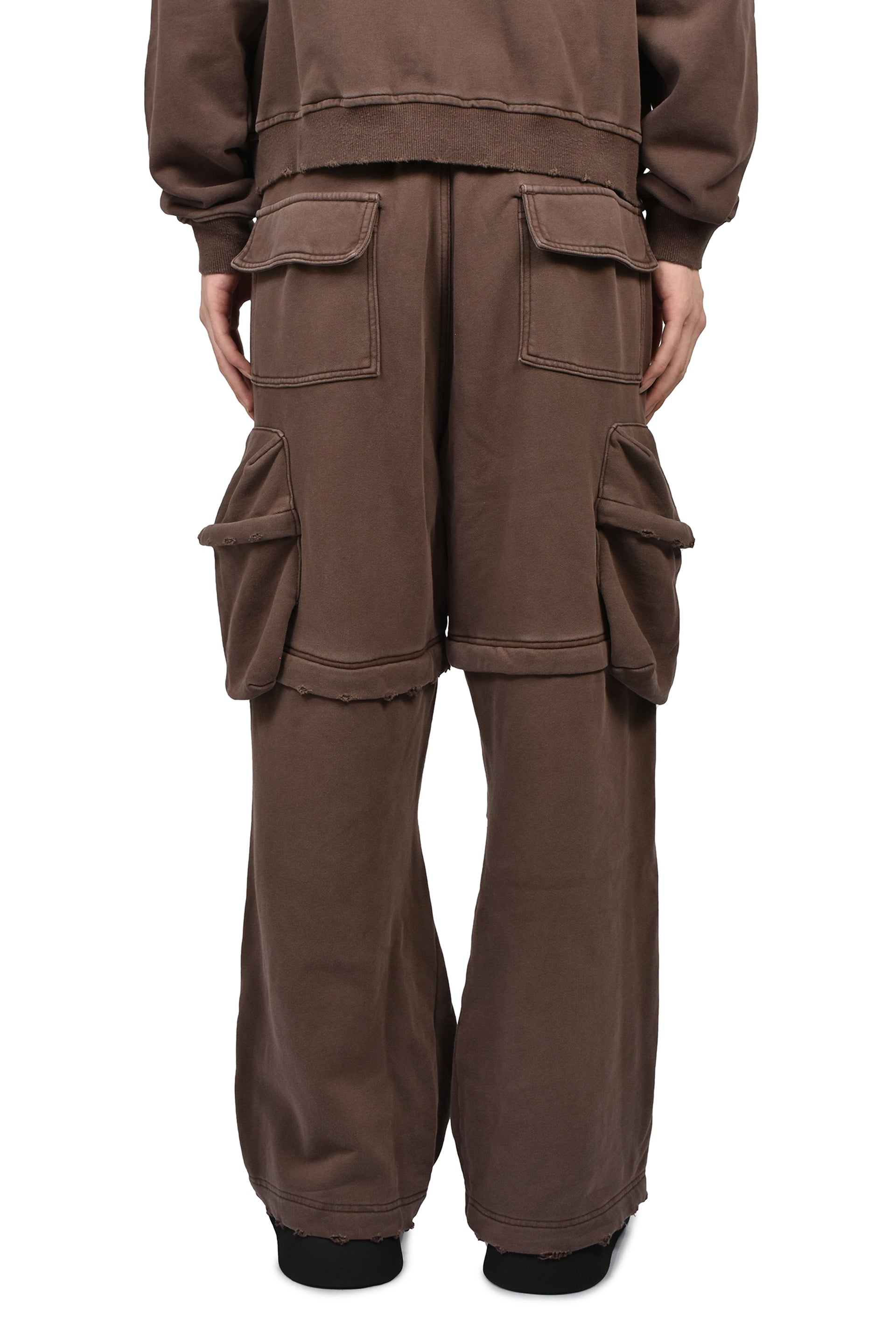 2WAY SWEAT CARGO PANTS (20TH EXCLUSIVE) / BRWN