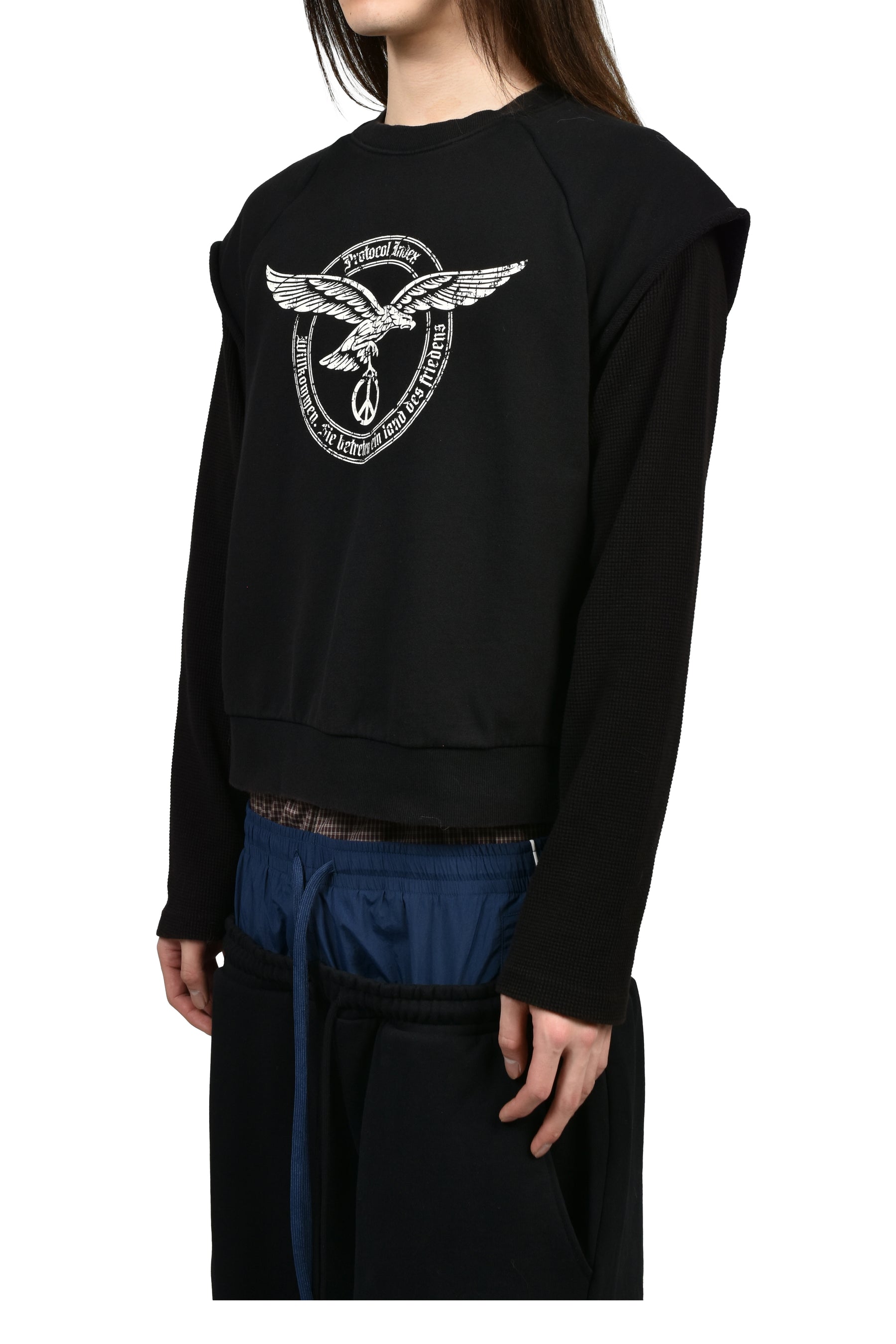 LAYERED THERMAL JERSEY / BLK