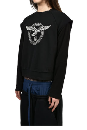 LAYERED THERMAL JERSEY / BLK