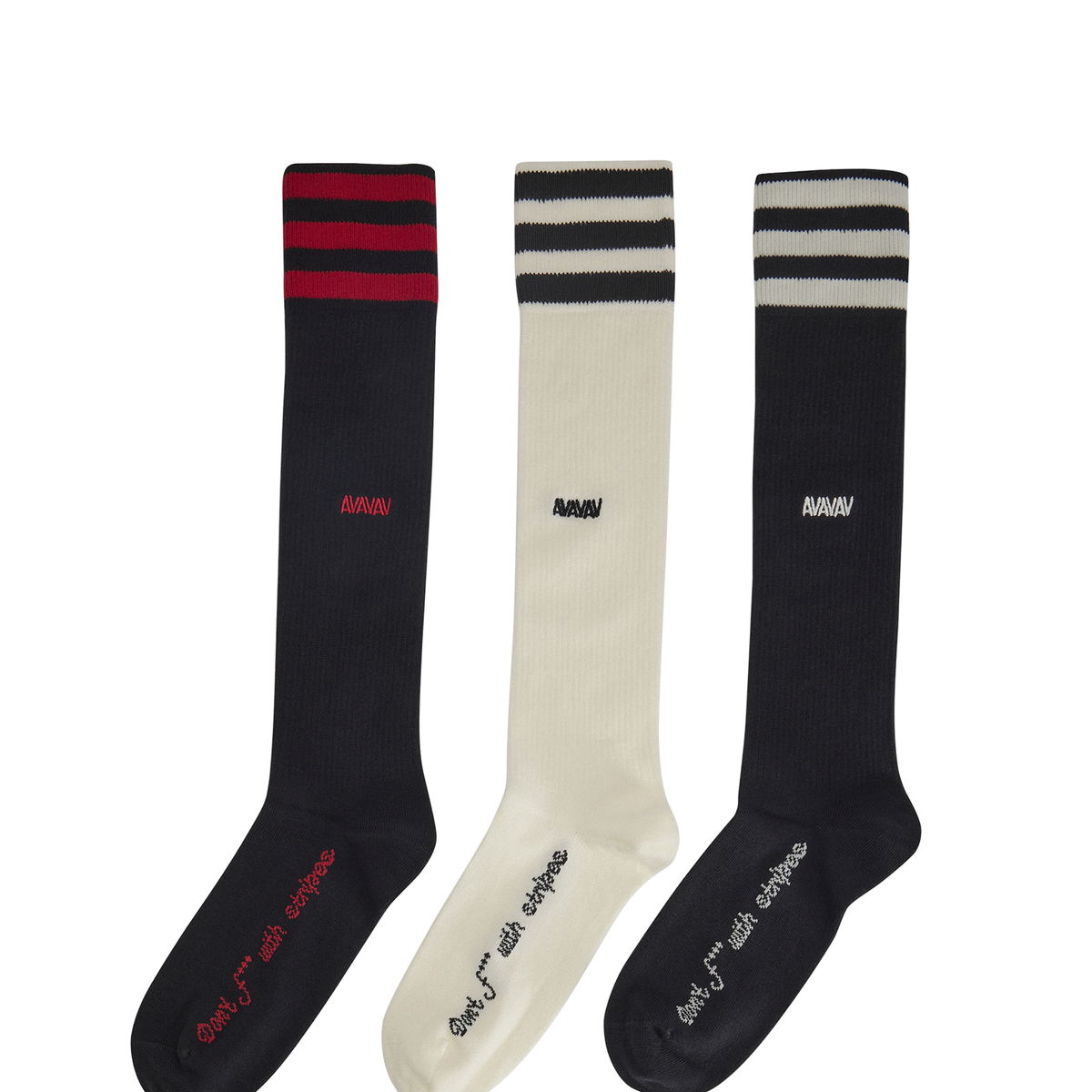 adidas x AVAVAV ロングソックス セット adidas X AVAVAV アディダスコラボ SS26 AVAVAV SOCKS 3-PACK