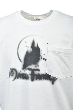 CASTLE POCKET T-SHIRT / WHT