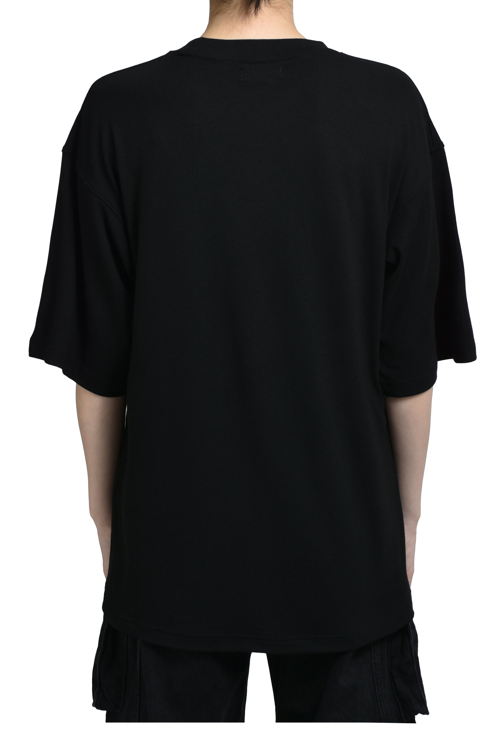 VIVAMUS VIVAMUS LOGO CREWNECK T-SHIRT / BLK