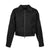 MATTY QUILTED BOMBER JACKET / BLK