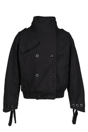 MILITARY BUTTON JACKET / BLK