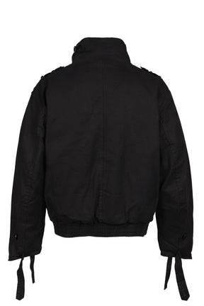 MILITARY BUTTON JACKET / BLK