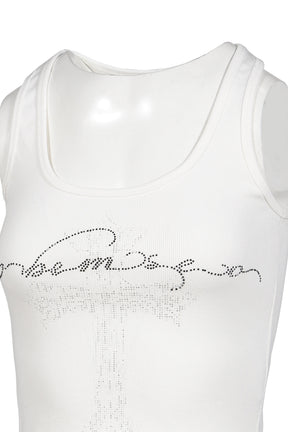 JEWEL TANK TOP / WHT