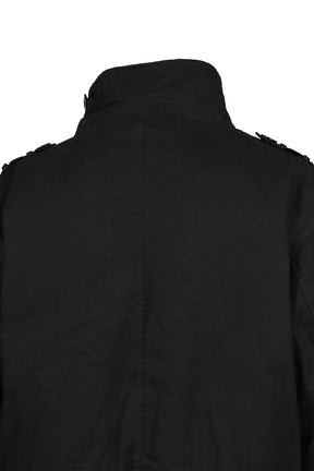 MILITARY BUTTON JACKET / BLK