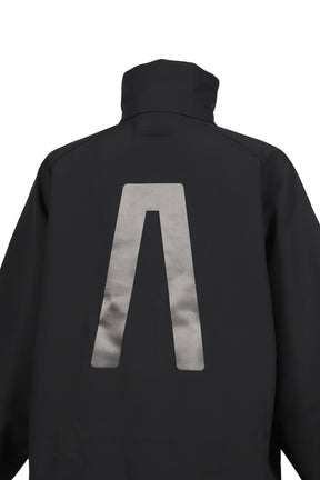 WOVEN ANORAK JACKET / BLK
