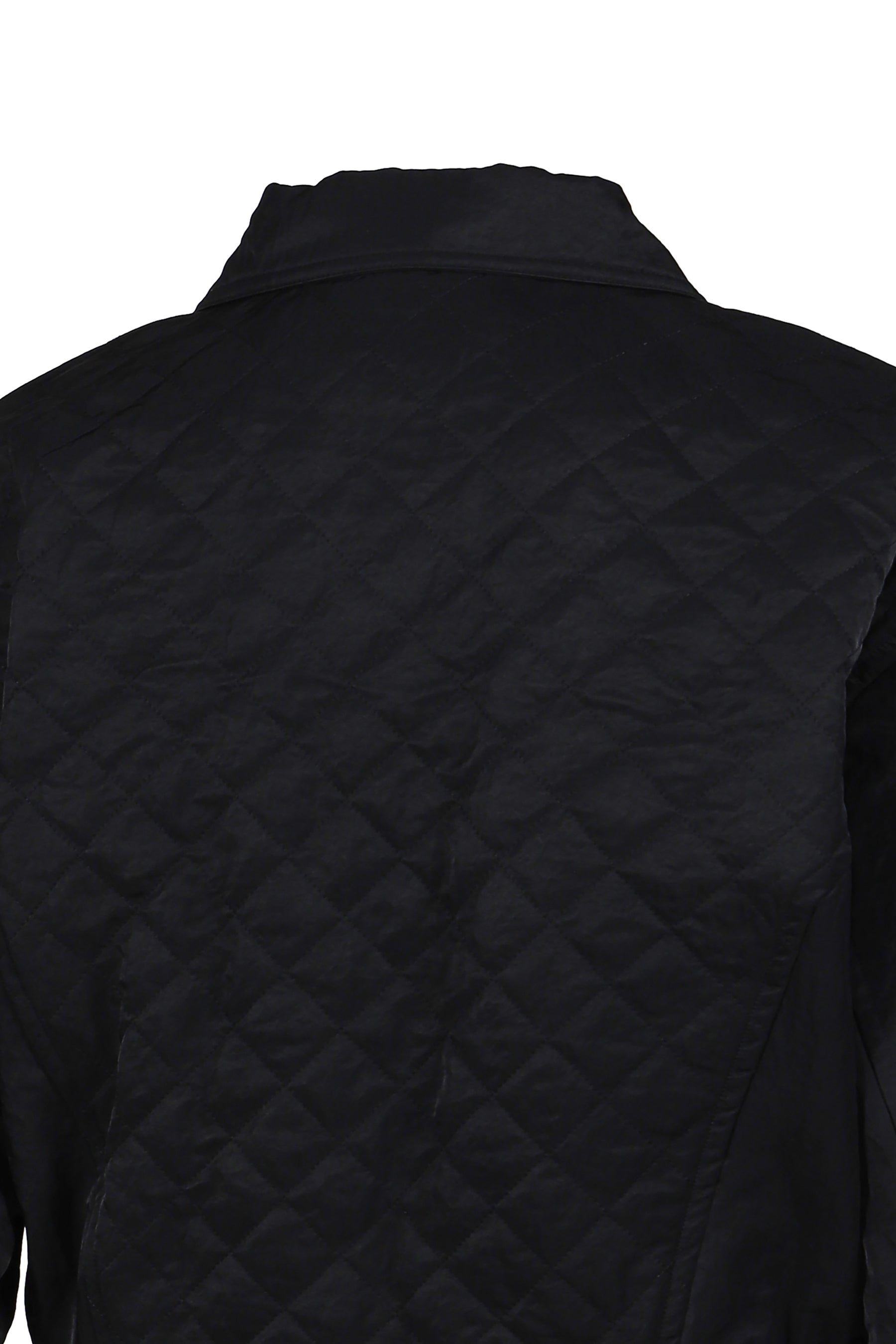 MATTY QUILTED BOMBER JACKET / BLK