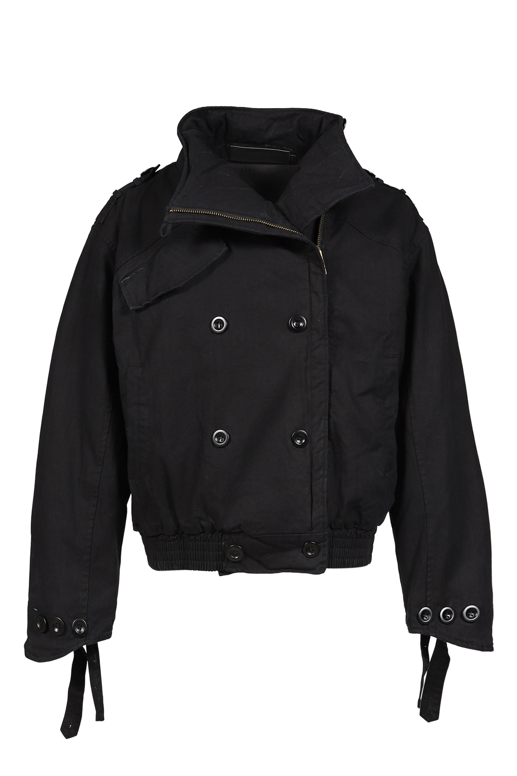 MILITARY BUTTON JACKET / BLK