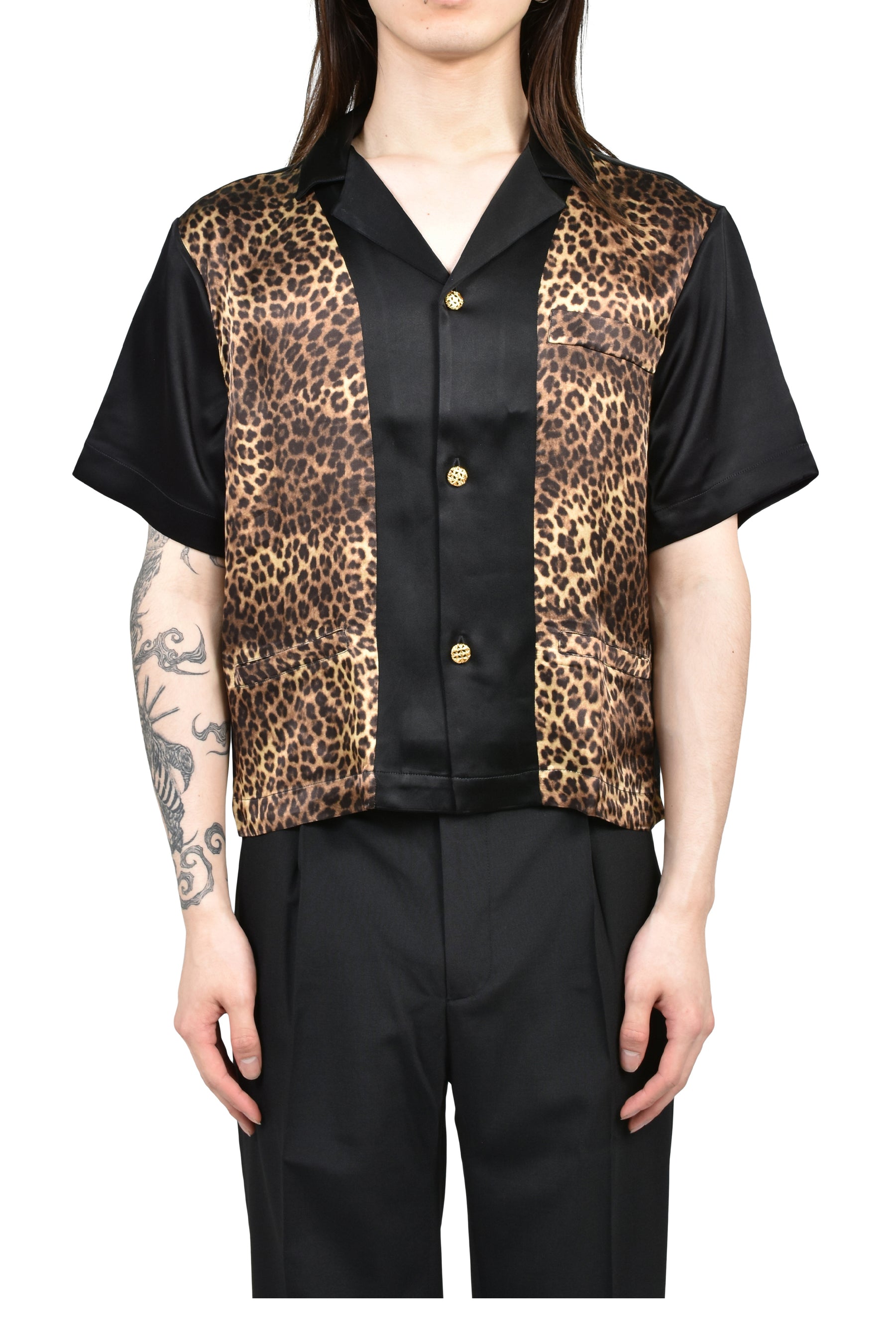 TAILORING SHIRT (EXCLUSIVE) / BLK CHEETAH
