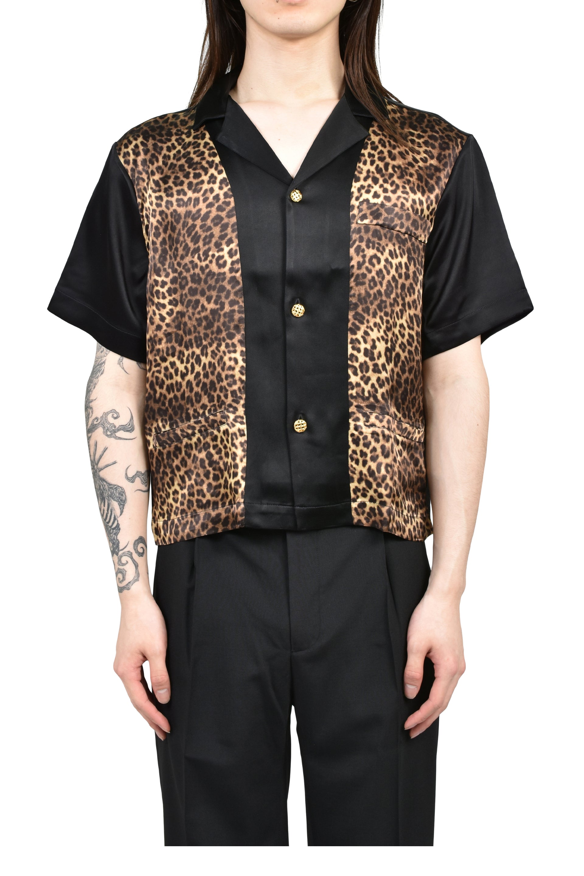 TAILORING SHIRT (EXCLUSIVE) / BLK CHEETAH